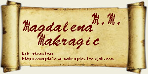 Magdalena Makragić vizit kartica